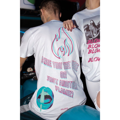 Majors Fire Tee white