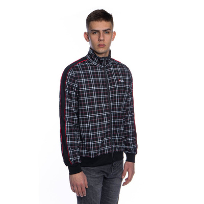 Jacket Fila Men Tarun Aop Track Jacket black tartan allover