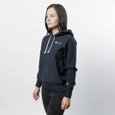 Bluza damska Champion Sweatshirt Reverse Weave Hoody navy 110035/F17/BS501