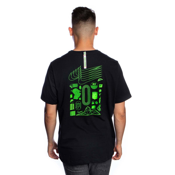 Koszulka Nike NSW Worldwide Globe SS Tee czarna