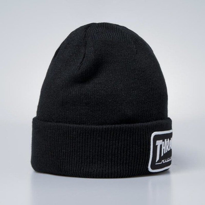Thrasher Logo Patch Beanie black