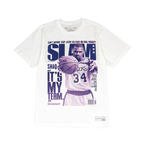 Mitchell & Ness NBA Gradient Slam Tee Los Angeles Lakers white