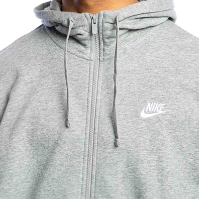 Sweatshirt Nike NSW Club Hoodie FZ FT light grey heather