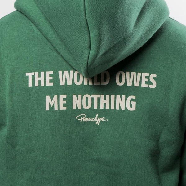 Bluza Phenotype sweatshirt Statement Hoodie bottlegreen