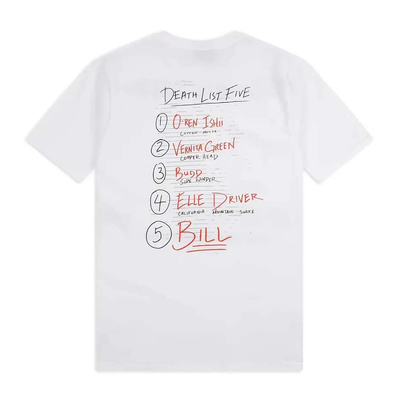 Koszulka HUF Kill Bill Death List Tee biała