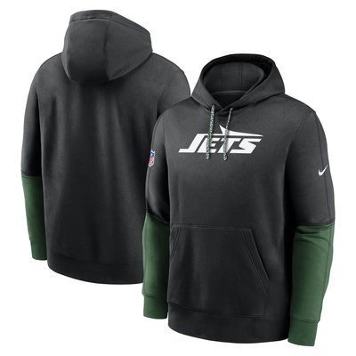 Nike Men's NFL New York Jets Nike Club Hoodie Team Issue black