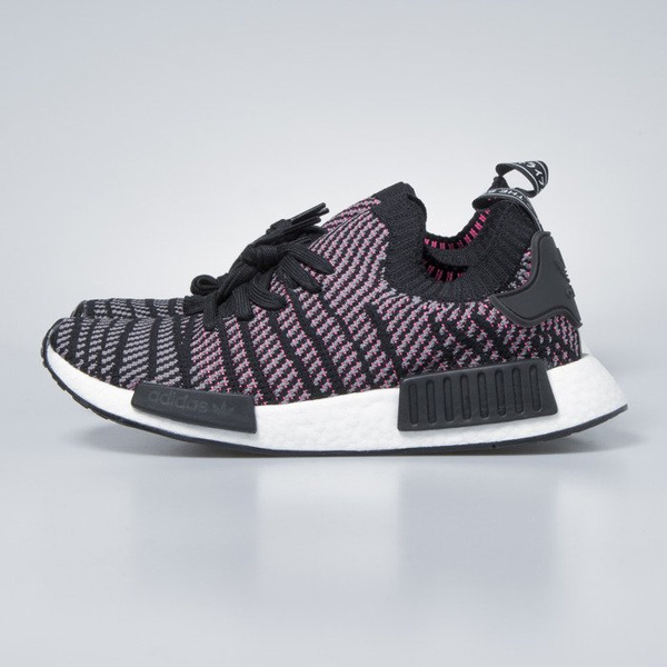 Sneakers buty Adidas Originals NMD_R1 STLT PK core black / grey four / solar pink CQ2386