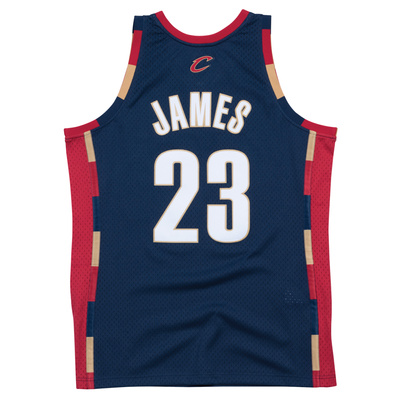 Mitchell & Ness Seattle Cleveland Cavaliers #23 Lebron James navy Swingman Jersey