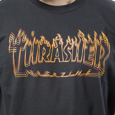 Thrasher t-shirt Richter black
