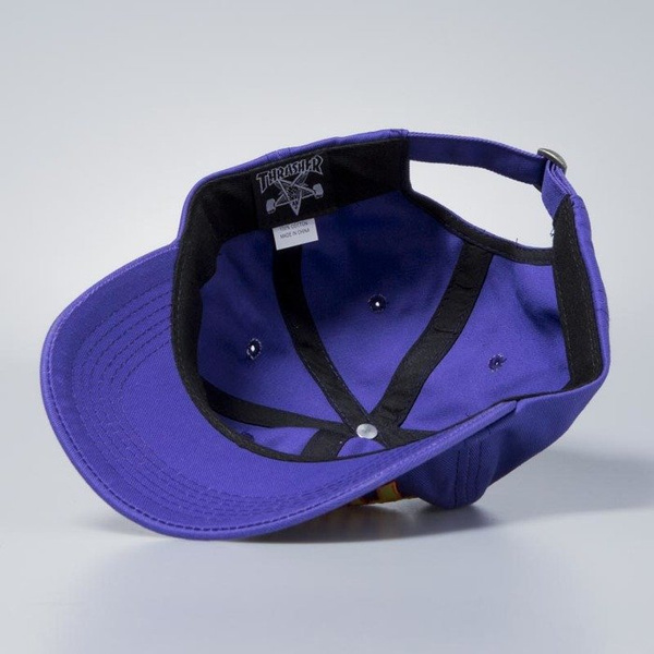 Czapka Thrasher Strapback Flame Old Timer Hat purple