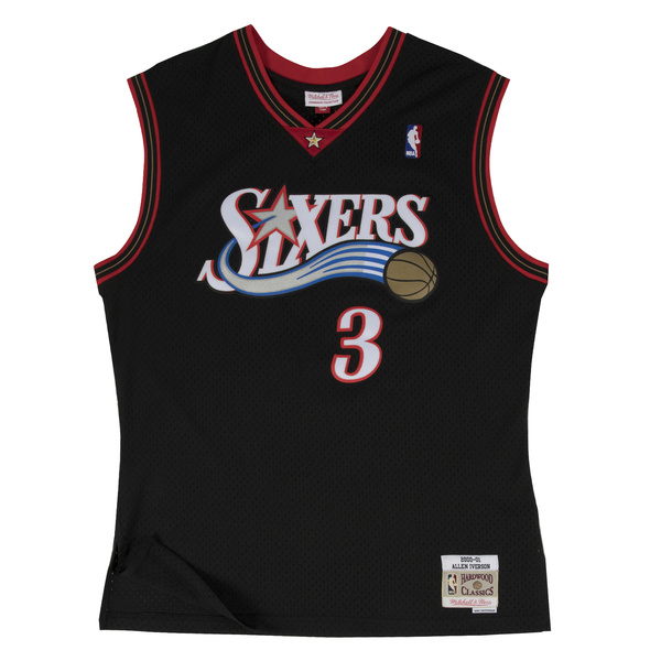 Koszulka Mitchell & Ness Philadelphia 76ers #3 Allen Iverson black Swingman Jersey