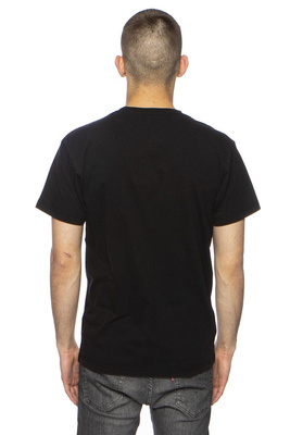 T-shirt Mitchell & Ness Milwaukee Bucks black Worn Logo/Wormark Tee