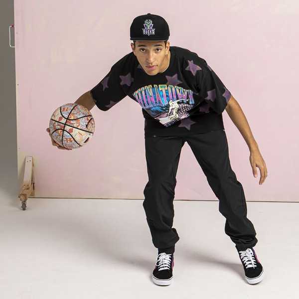 Koszulka Chinatown Market Ride The Wave Glitch Tee czarna