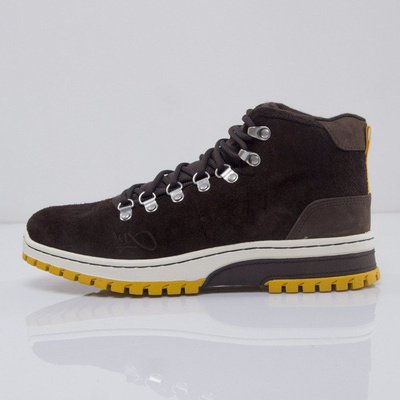 K1X buty zimowe H1ke Territory Classic Le dark brown / mustard (1000-0220/7210)