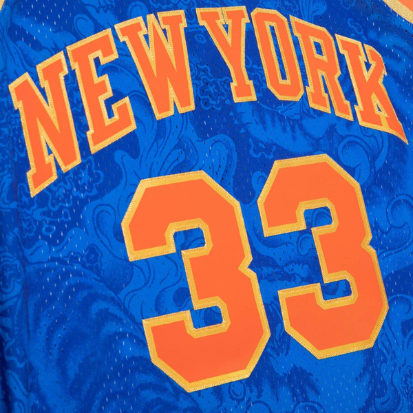 Koszulka Mitchell & Ness New York Knicks #33 Patrick Ewing CNY 4.0 Swingman Jersey niebieska