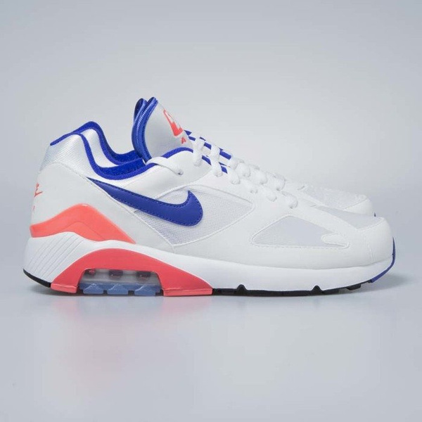 Buty Nike Air Max 180 white / ultramarine - solar red 615287-100