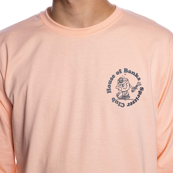 Koszulka House Of Banks Spritzer Club Longsleeve brzoskwiniowa