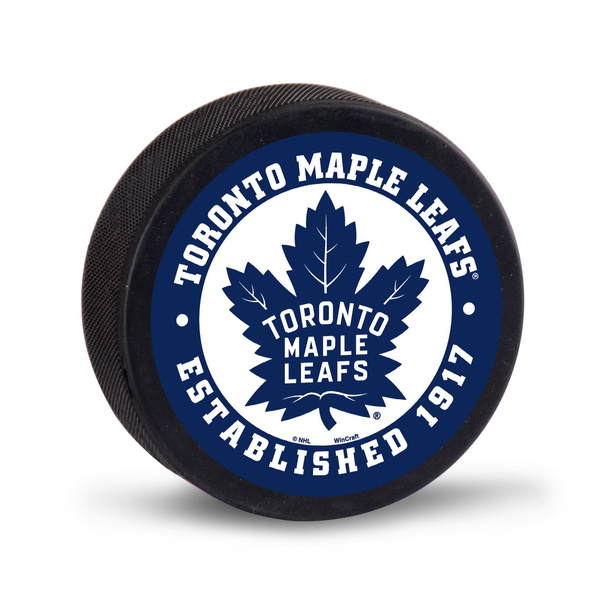 WinCraft NHL Hockey Puck Packaged Toronto Maple Leafs