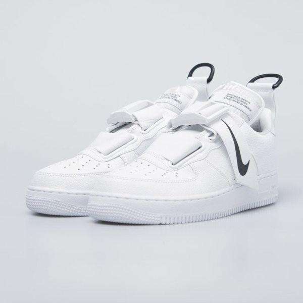 Sneakers buty Nike Air Force 1 Utility white/white-black (AO1531-101)