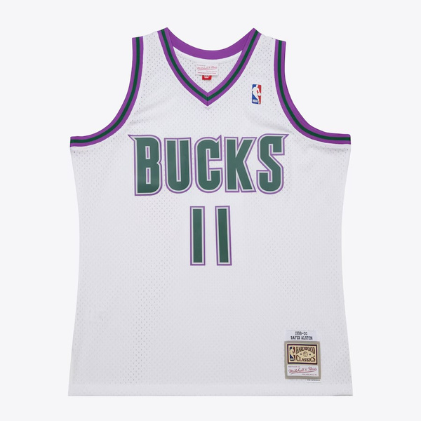 Mitchell & Ness Milwaukee Bucks #11 Rafer Alston White Jersey white
