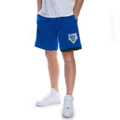 Szorty Mitchell & Ness Minnesota Timberwolves niebieskie Swingman Shorts