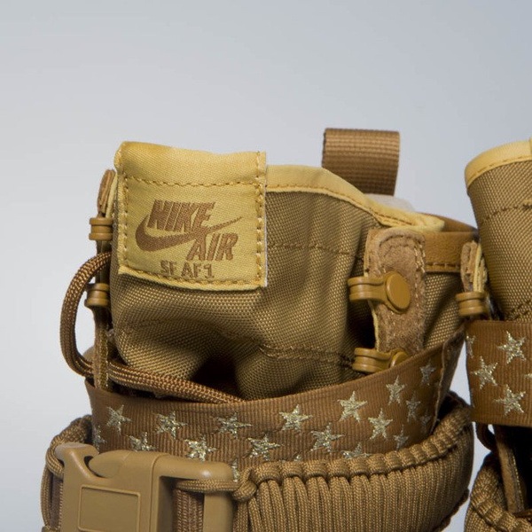 Sneakers buty zimowe WMNS Nike SF AF1 muted bronze (857872-203)