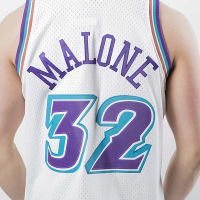 Mitchell & Ness Utah Jazz #32 Karl Malone white Swingman Jersey 