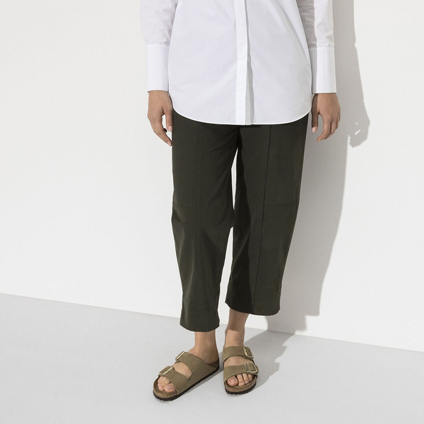 Klapki damskie Birkenstock Arizona BS Narrow Fit khaki (1018998)