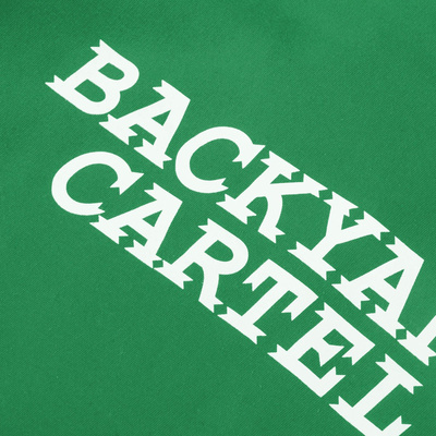 Sweatshirt Backyard Label Logo Print Hoody green