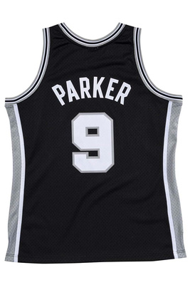 Koszulka Mitchell & Ness San Antonio Spurs #9 Tony Parker Swingman Jersey czarna