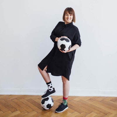 Many Mornings Socks Football Fan