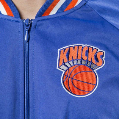 Kurtka Mitchell & Ness New York Knicks royal NBA Top Prospect Jacket