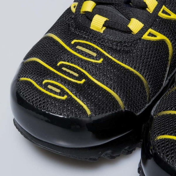 Sneakers buty Nike Air Max Plus black / white - vivid sulfur 852630-020