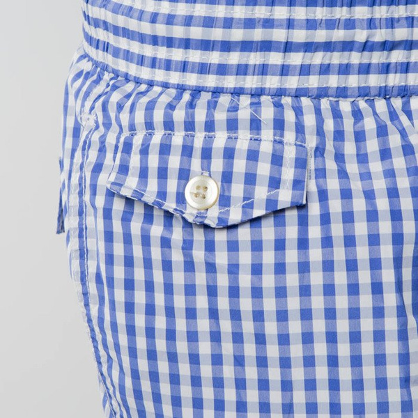Ralph Lauren szorty Traveler Short blue gingham