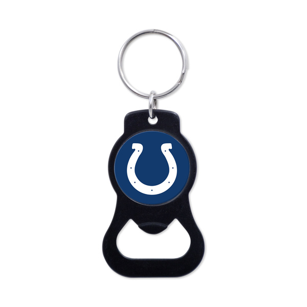 WinCraft NFL Black Bottle Opener Key Ring Indianapolis Colts