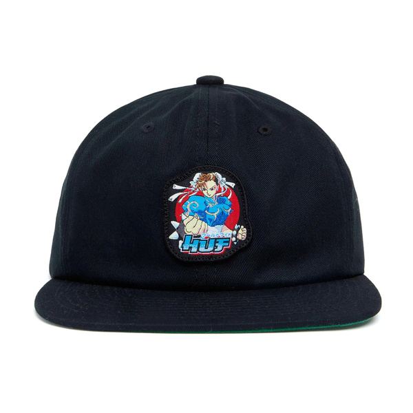 Czapka HUF x Street Fighter Chun-Li Snapback Hat czarna