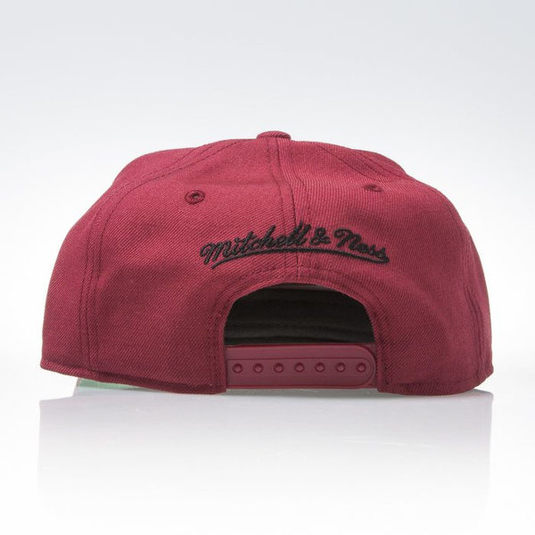 Mitchell & Ness czapka snapback Phoenix Coyotes burgundy WOOL SOLID NT80Z