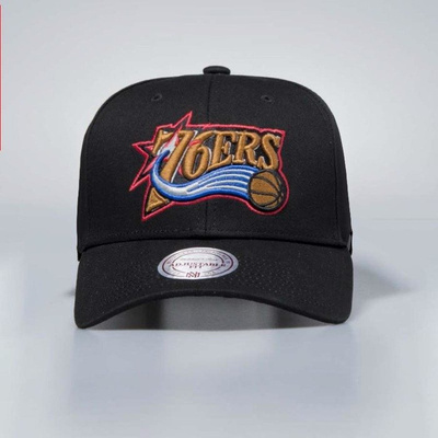 Czapka Mitchell & Ness snapback Philadelphia 76ers black Team Logo Low Pro