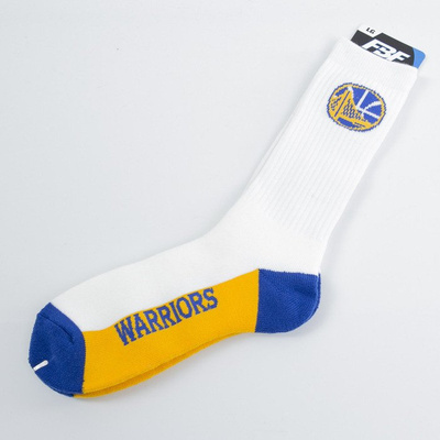 FBF socks NBA Golden State Warriors A506 White