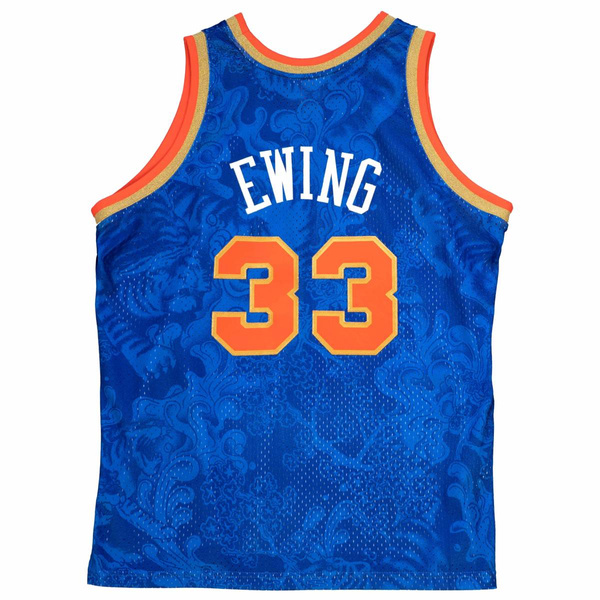 Koszulka Mitchell & Ness New York Knicks #33 Patrick Ewing CNY 4.0 Swingman Jersey niebieska