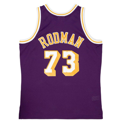 Koszulka Mitchell & Ness Los Angeles Lakers #73 Dennis Rodman Swingman Jersey purple