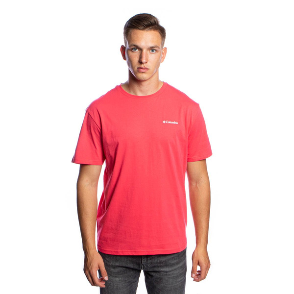 Koszulka Columbia North Cascades Short Sleeve Tee różowa