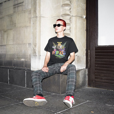 StickyBiz T-Shirt Worst Dady Ever black