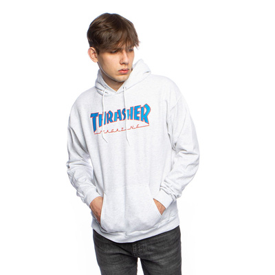 Sweatshirt Thrasher Outlined Hoodie ash gray