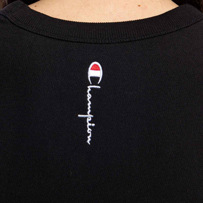 WMNS Sweatshirt Champion Reverse Weave Cropped Oversized Crewneck black