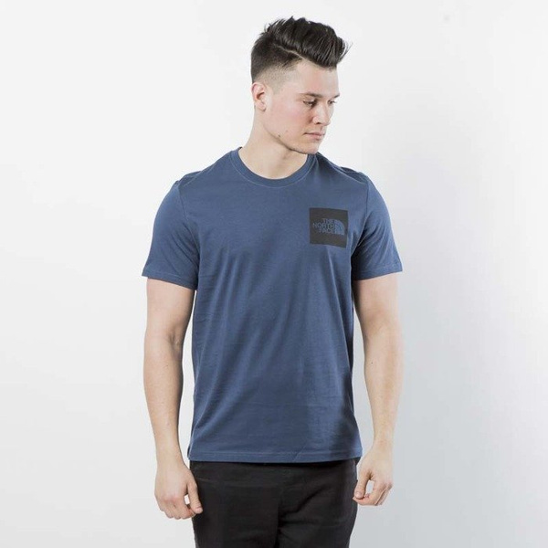 Koszulka The North Face M S/S Fine Tee blue wing teal T0CEQ5N4L