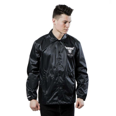 Mitchell & Ness jacket Chicago Bulls black NBA Satin Coaches Jacket
