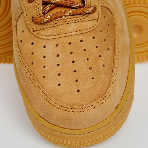 Sneakers buty Nike Air Force 1 High '07 WB flax/wheat-gum light brown (CJ9178-200)