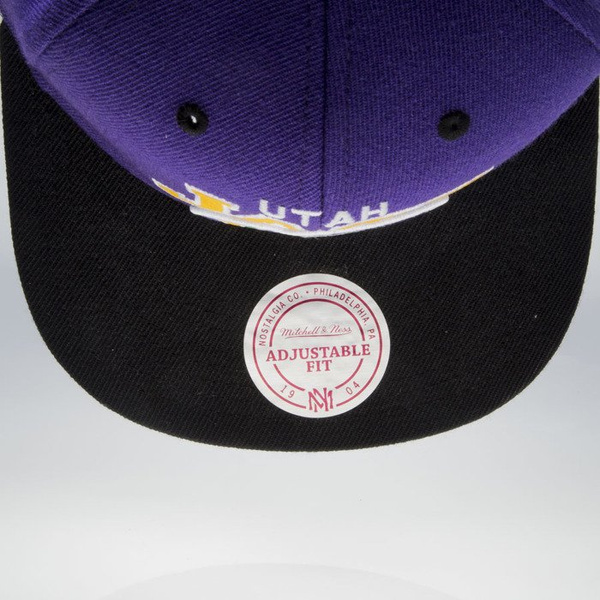 Mitchell & Ness czapka snapback Utah Jazz purple TEAM ARCH NA80Z