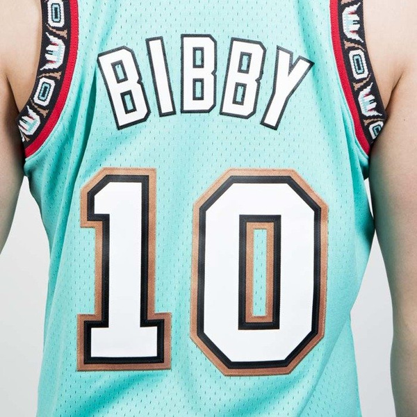 Koszulka Mitchell & Ness Vancouver Grizzlies #10 Mike Bibby ocean Swingman Jersey